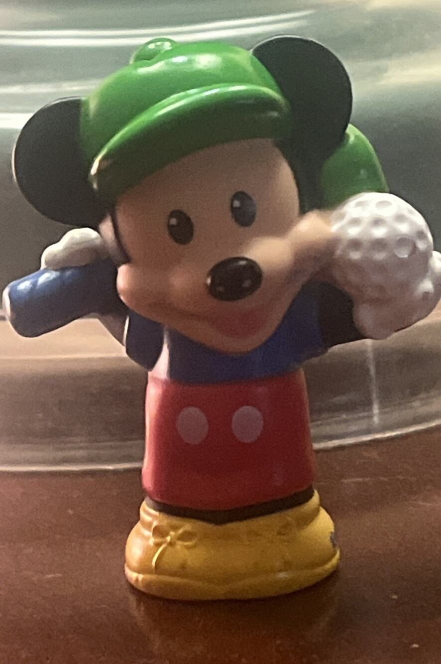 HTF RARE Fisher Price Little People Golf Mickey Character Replacement Piece